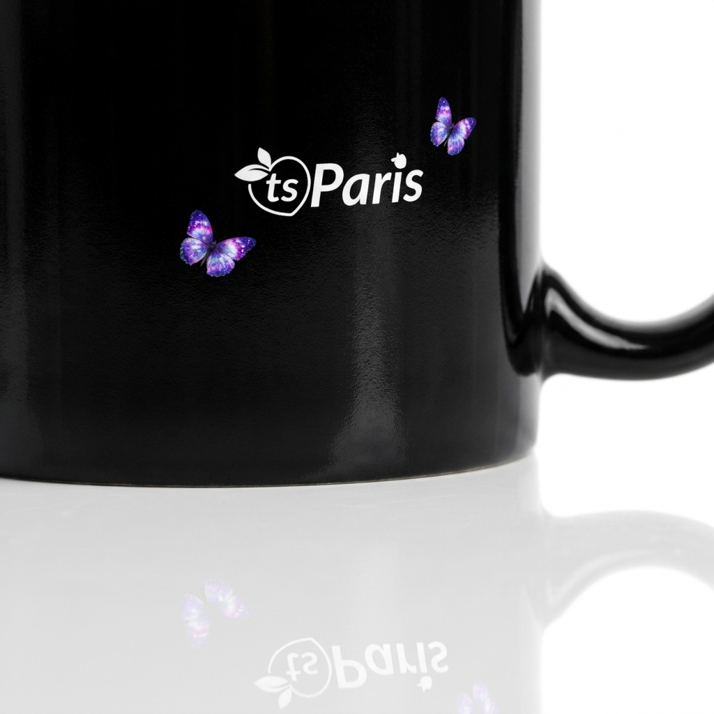 tsgabrielle® • Paris - Der Eiffelturm • Glänzende Tasse • Schwarz • Keramik • 2 Größen - Black - View 32