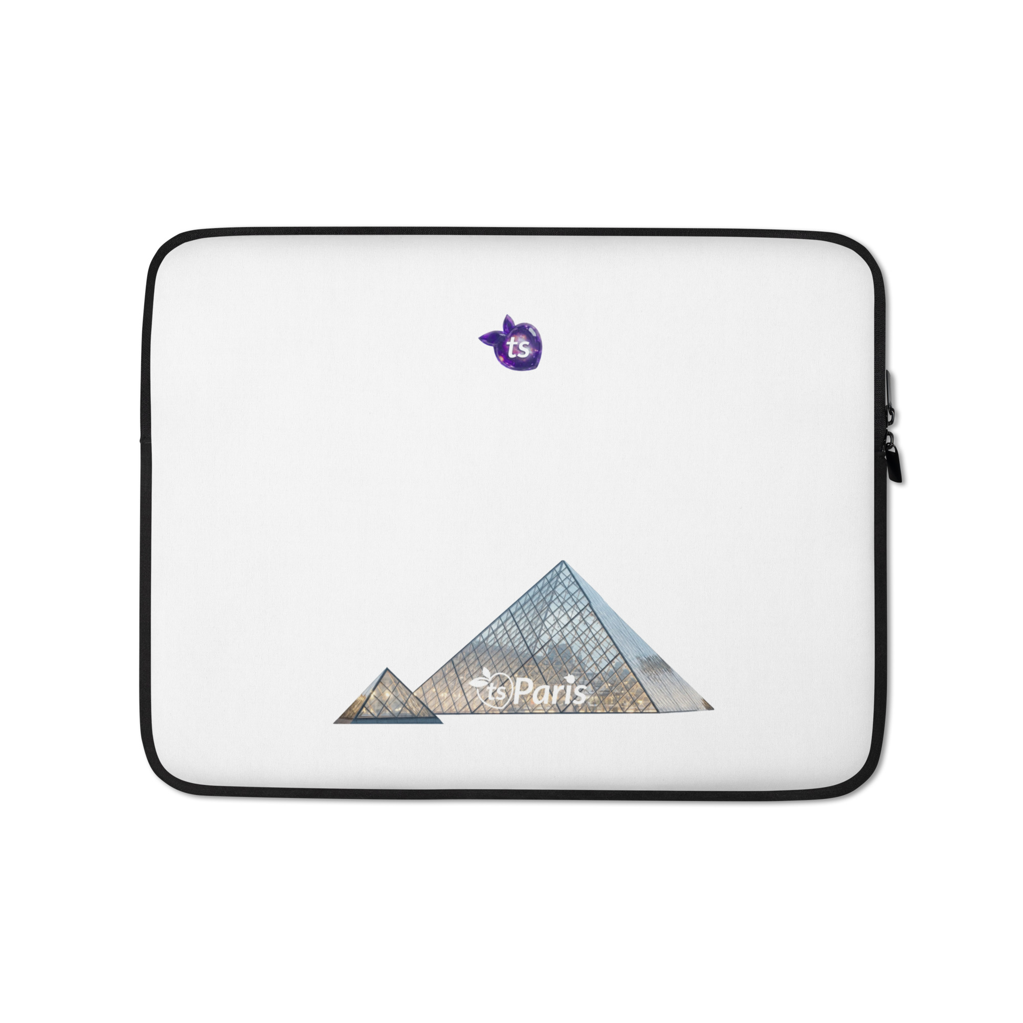 tsgabrielle® • Paris - La Pyramide du Louvre • Étui pour ordinateur portable • 2 tailles - 13" et 15"