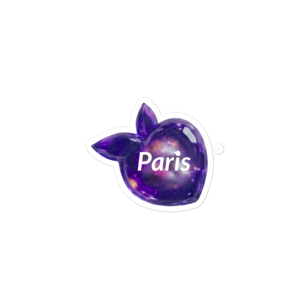 tsgabrielle® • Paris • Autocollant • Sans bulles • Taille unique