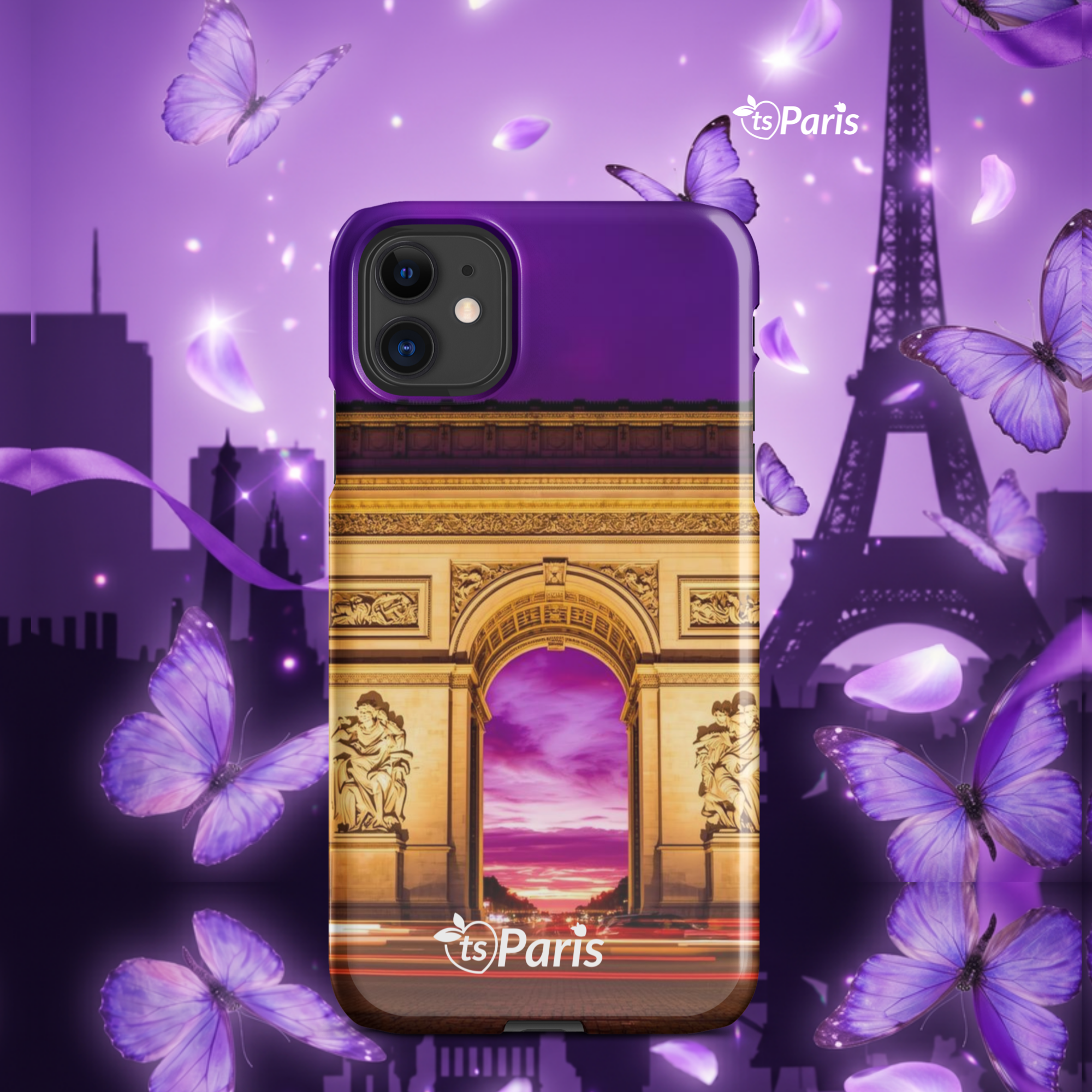 tsgabrielle® • Paris - Arc de Triomphe • Étui Snap Compatible avec iPhone® • Derniers Modèles - View 3