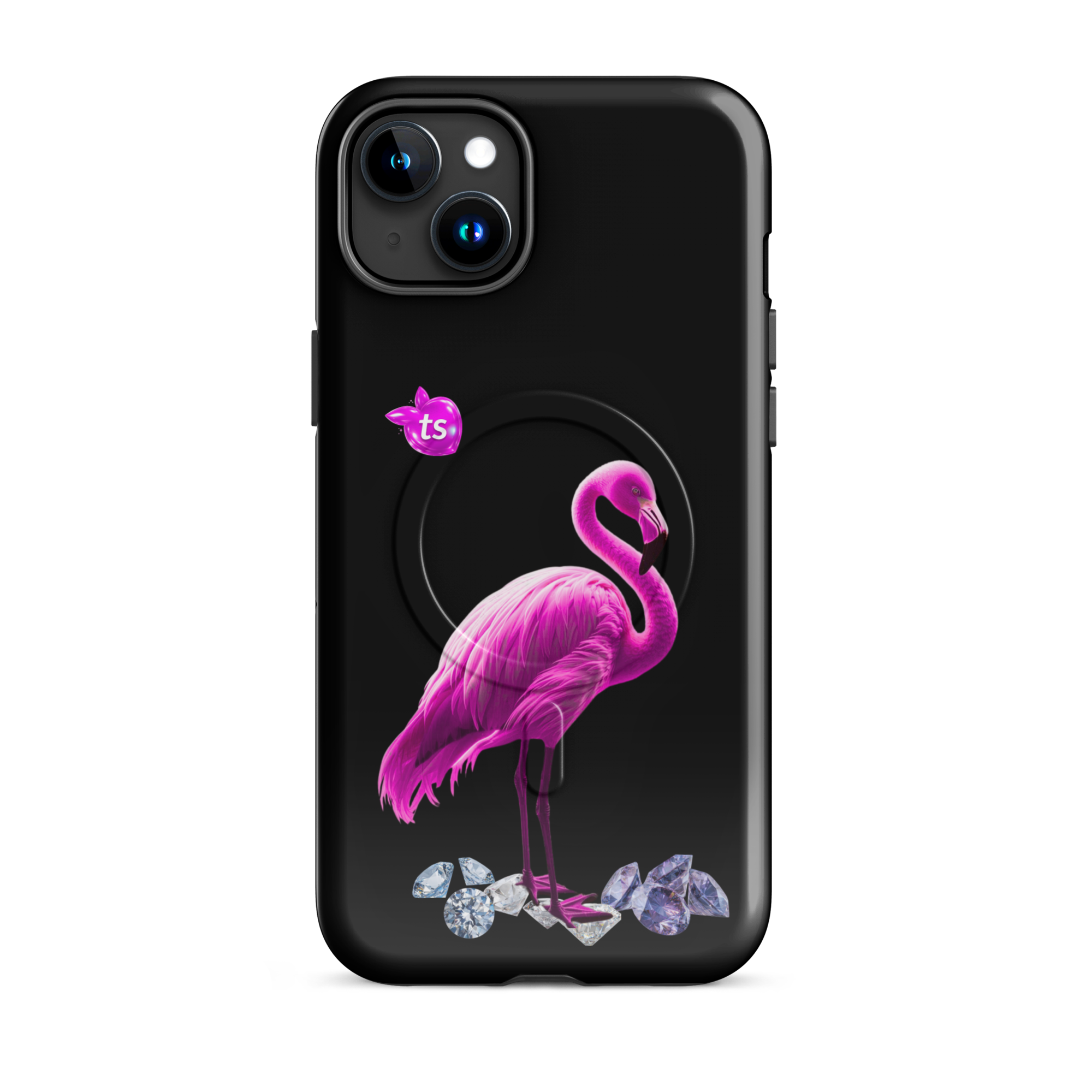 tsgabrielle® • Flamant Rose • Tough Case Compatible with iPhone® • MagSafe® • Latest Models