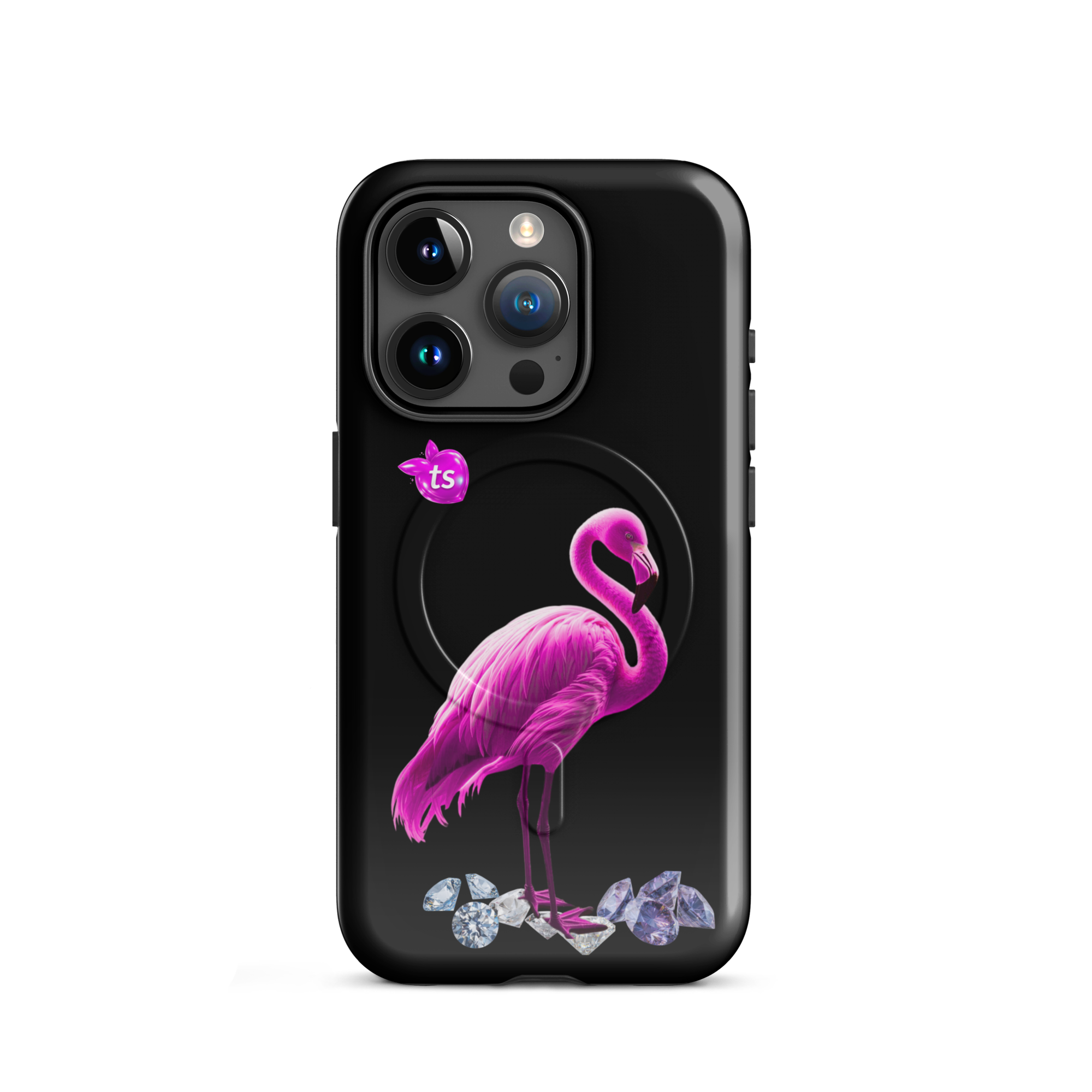 tsgabrielle® • Flamant Rose • Tough Case Compatible with iPhone® • MagSafe® • Latest Models