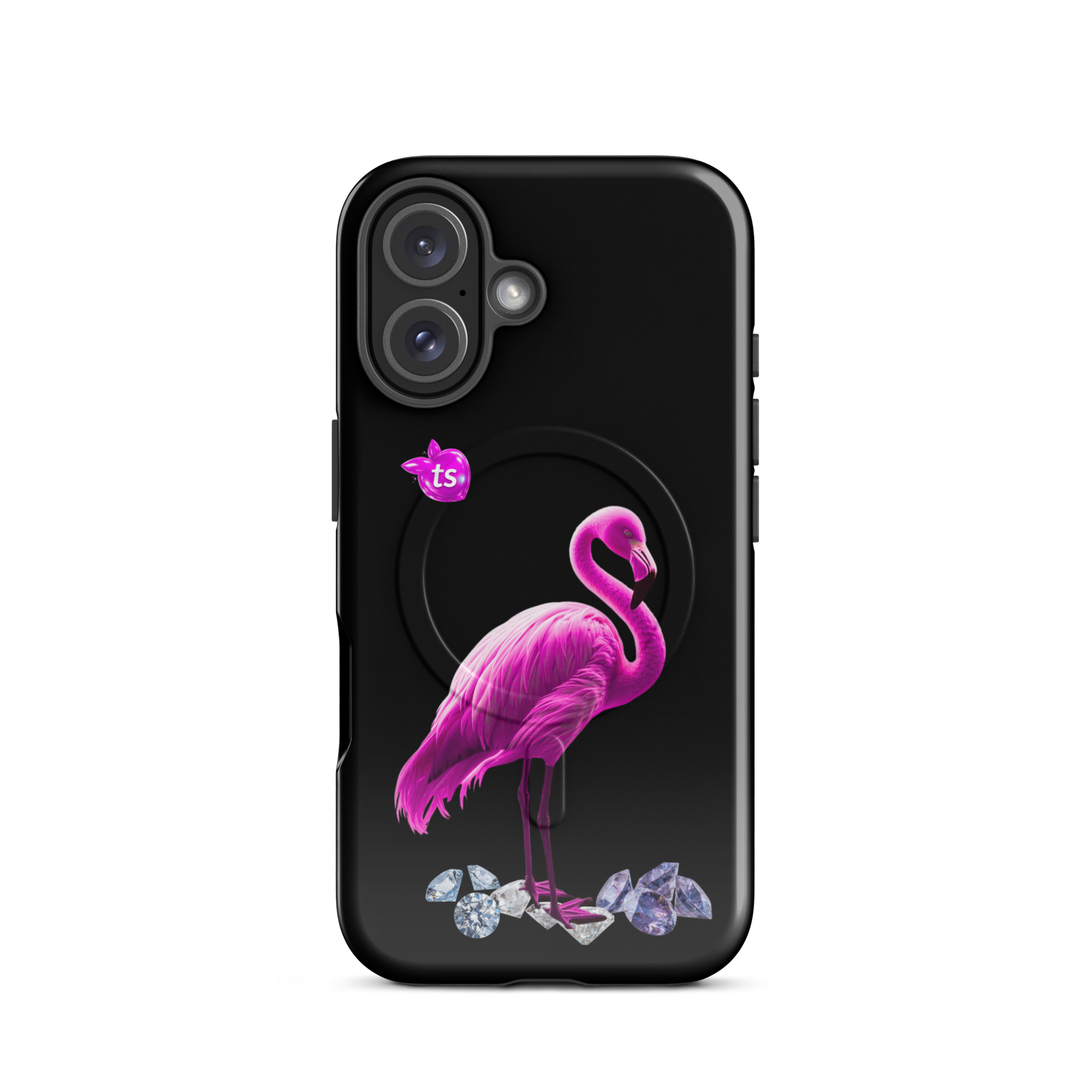 tsgabrielle® • Flamant Rose • Tough Case Compatible with iPhone® • MagSafe® • Latest Models
