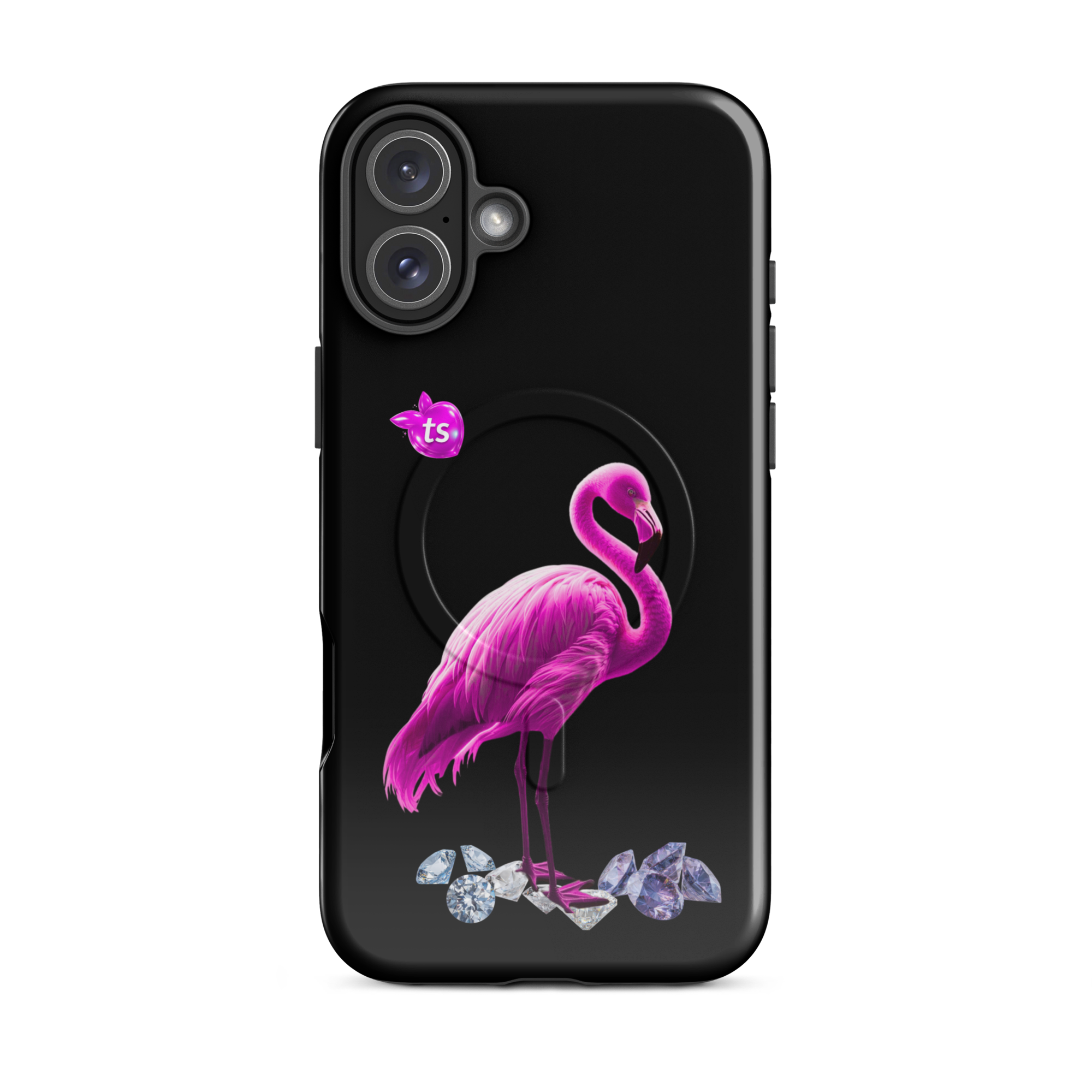 tsgabrielle® • Flamant Rose • Tough Case Compatible with iPhone® • MagSafe® • Latest Models