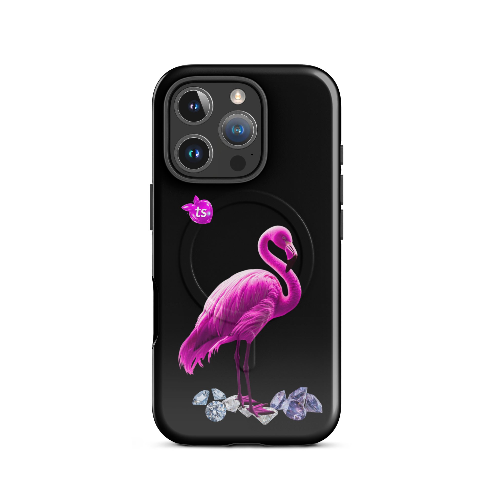 tsgabrielle® • Flamant Rose • Tough Case Compatible with iPhone® • MagSafe® • Latest Models
