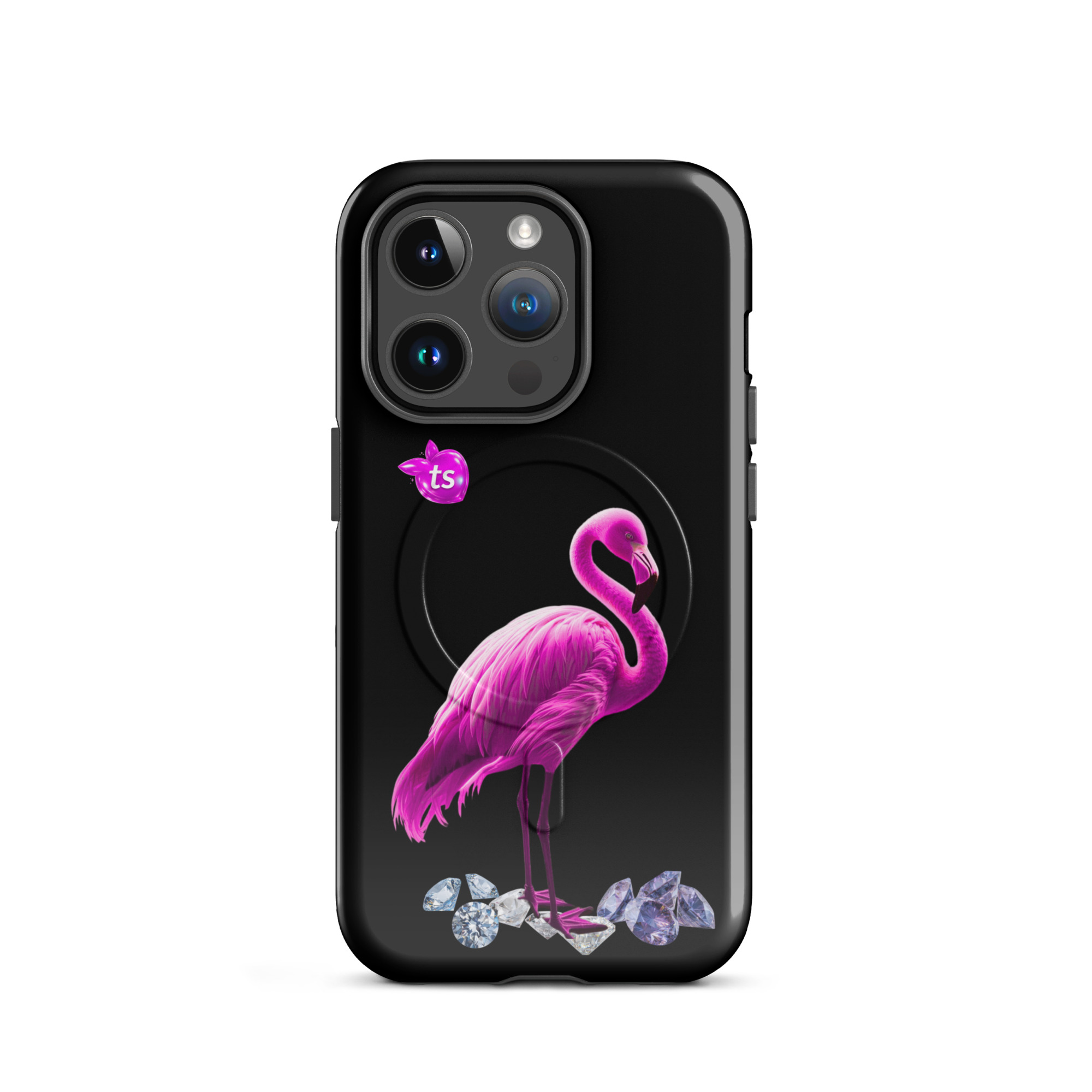 tsgabrielle® • Flamant Rose • Tough Case Compatible with iPhone® • MagSafe® • Latest Models