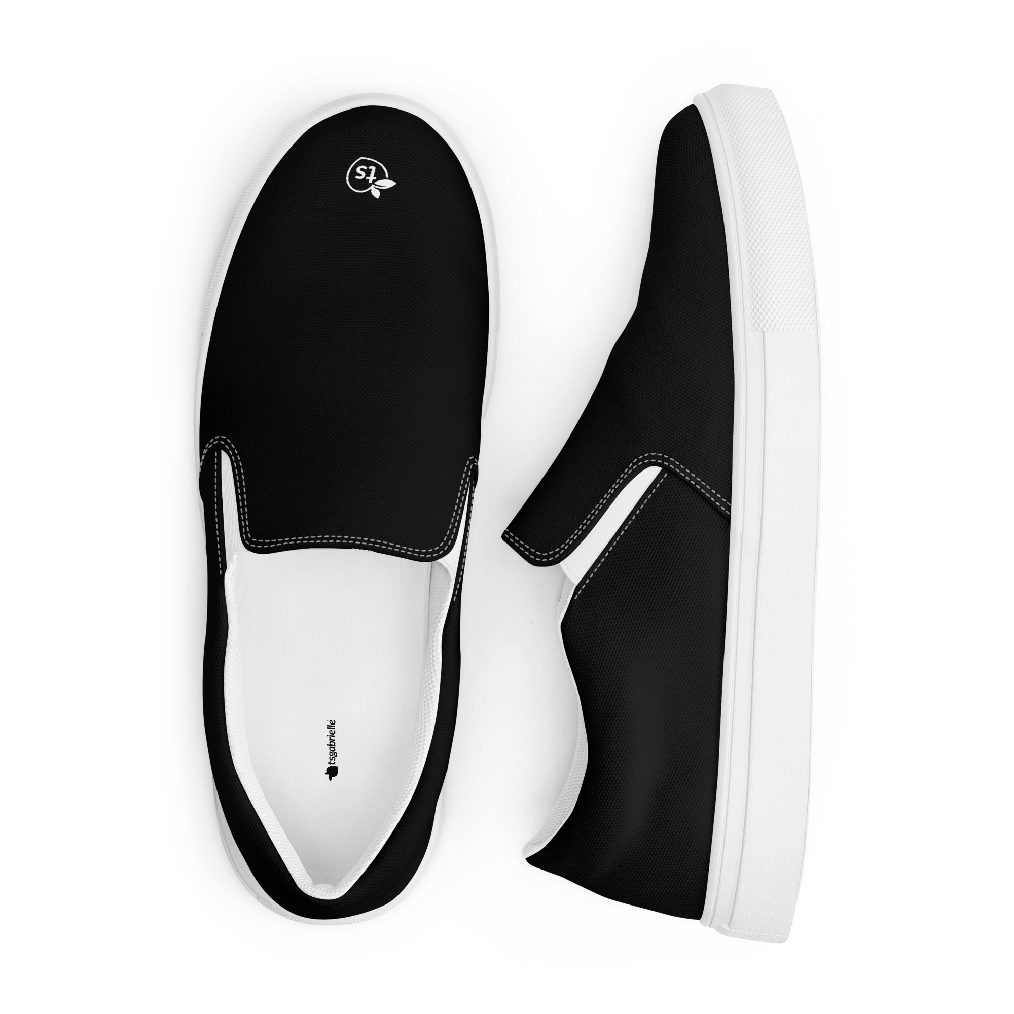 tsgabrielle® • Pour Lui • Chaussures en toile à enfiler • Noir - View 11