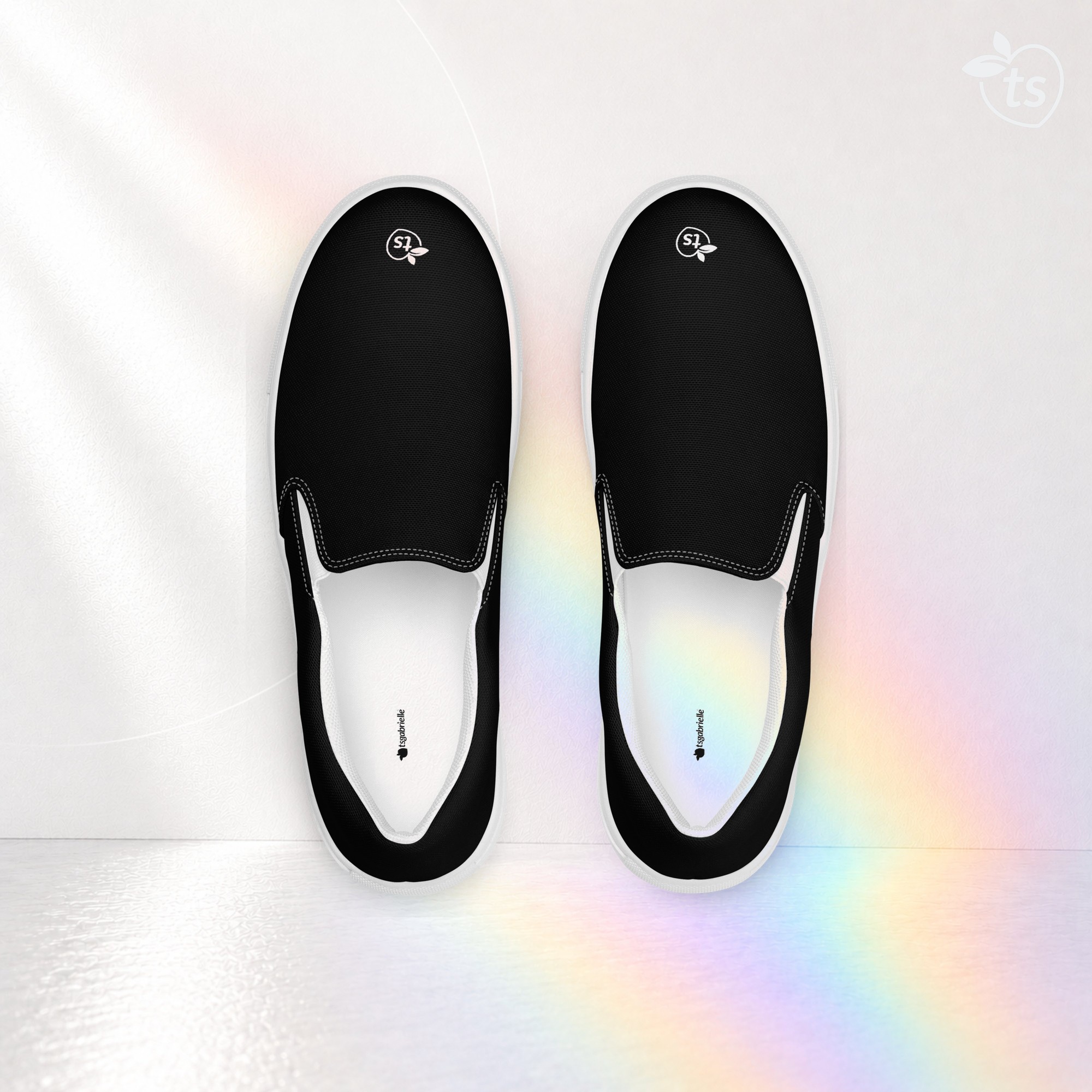 tsgabrielle® • Pour Lui • Chaussures en toile à enfiler • Noir