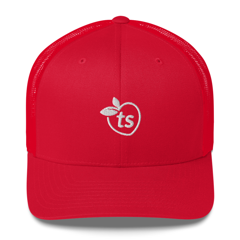 tsgabrielle® • Casquette Trucker • Rouge