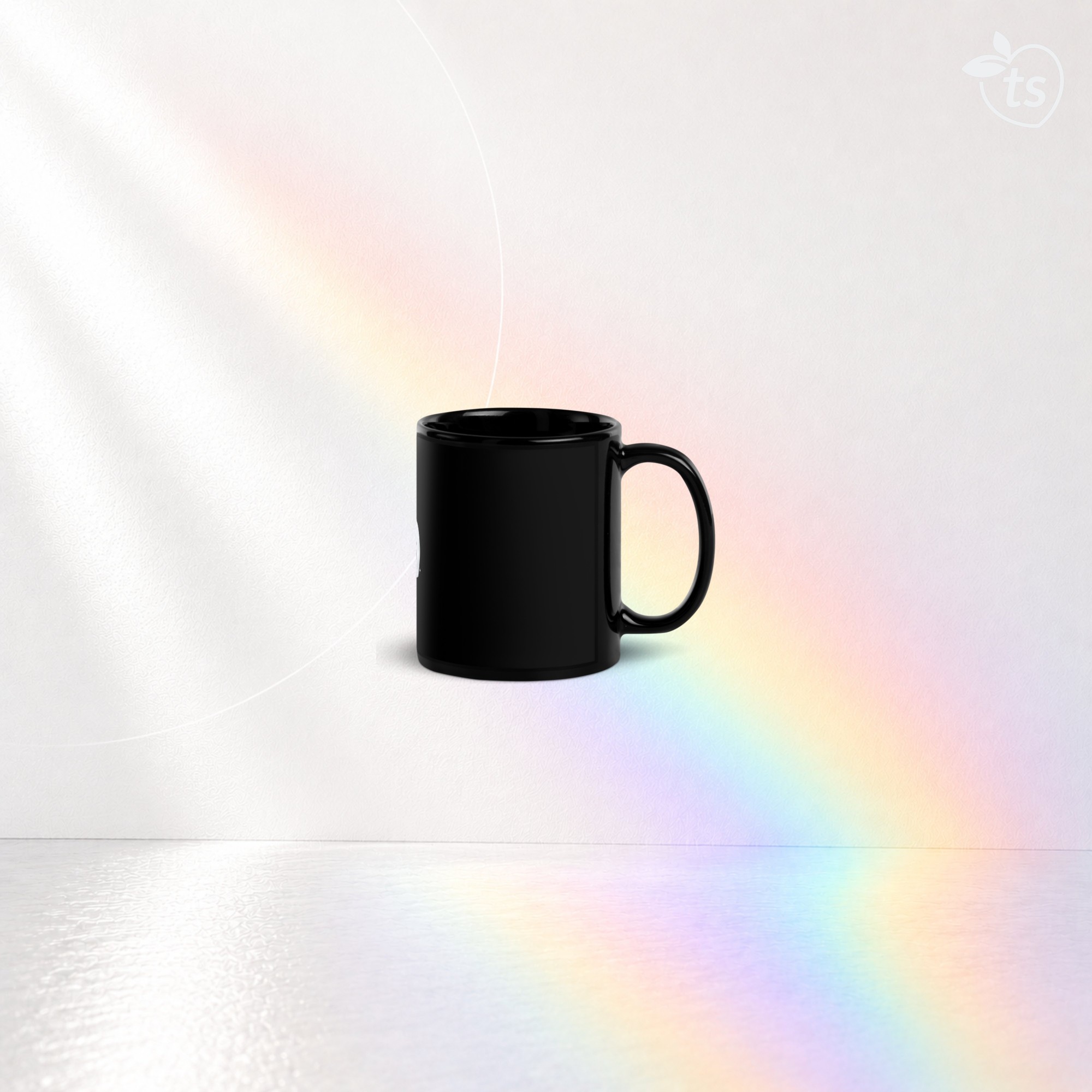 tsgabrielle® • Mug brillant • Noir • Céramique • 2 tailles