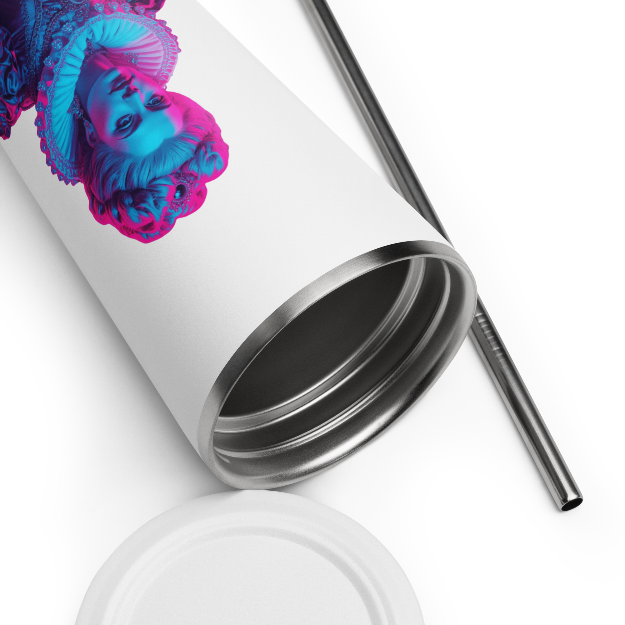 tsgabrielle® • Paris - Marie Antoinette • Tumbler • Acier inoxydable • Blanc • 20 oz - View 7
