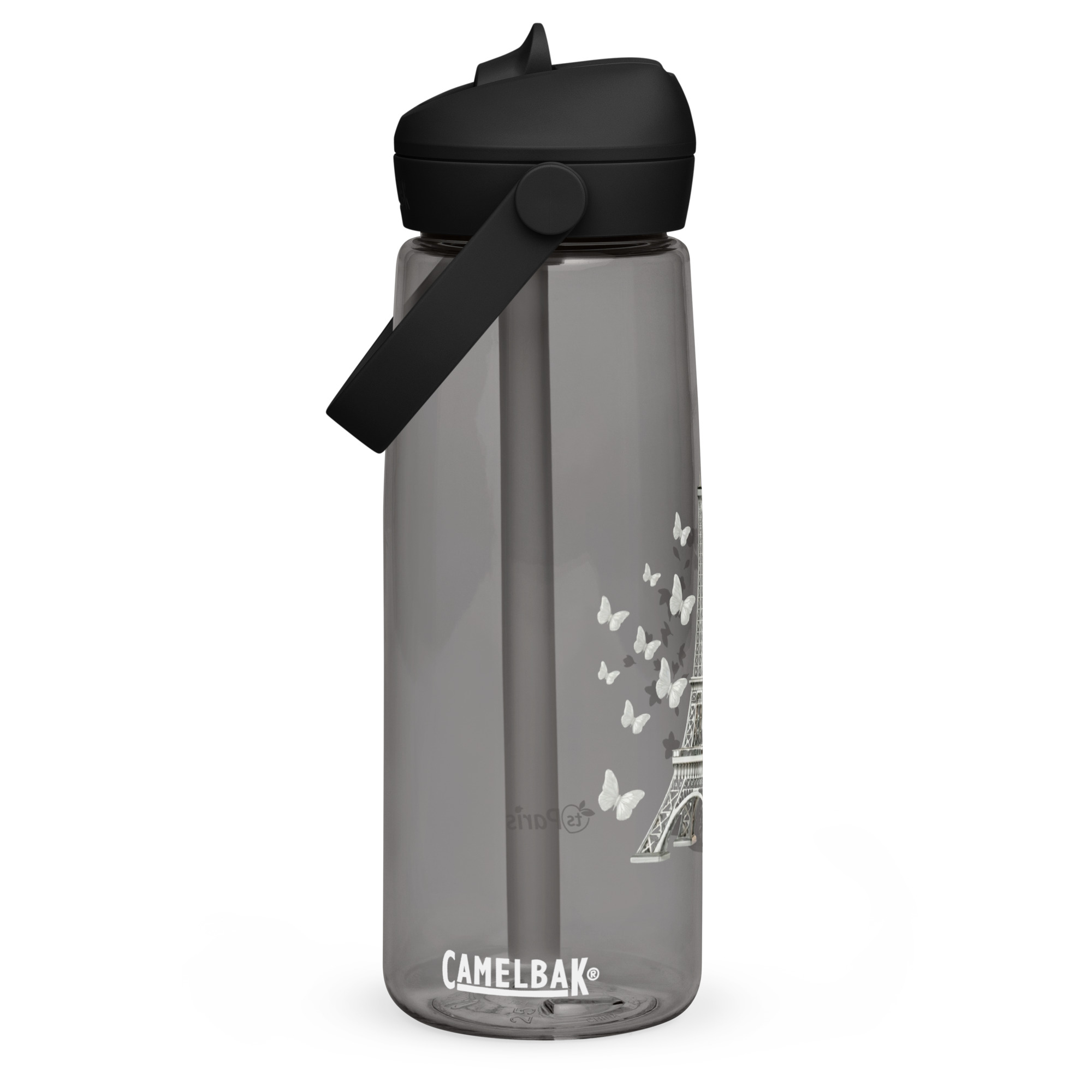 CamelBak® Eddy® by tsgabrielle® • Paris - Der Eiffelturm • Sport-Trinkflasche • Flip-Strohhalm • 3 Farben • 740 ml