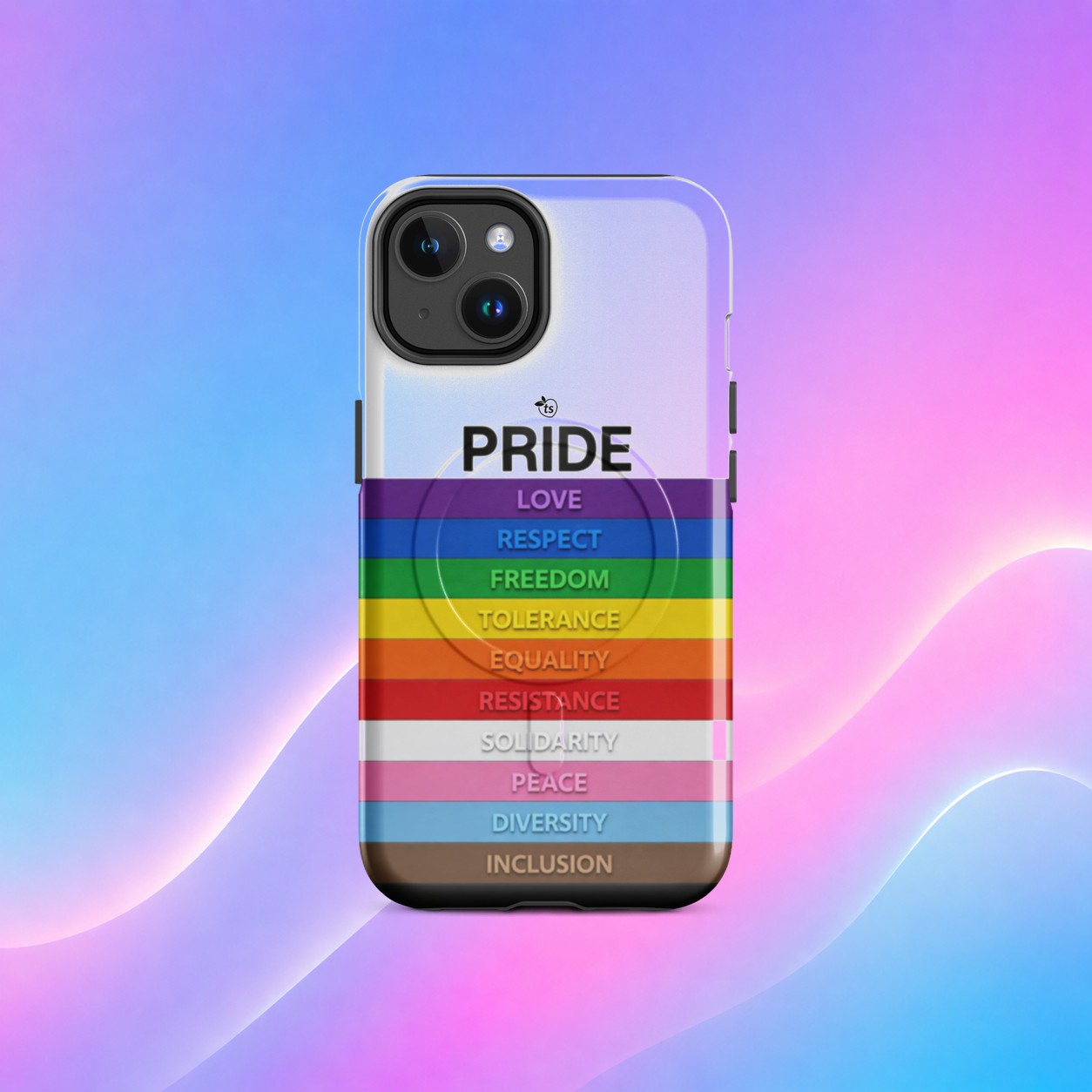tsgabrielle® • Pride 26 • Coque renforcée MagSafe® compatible avec iPhone® • Modèles récents