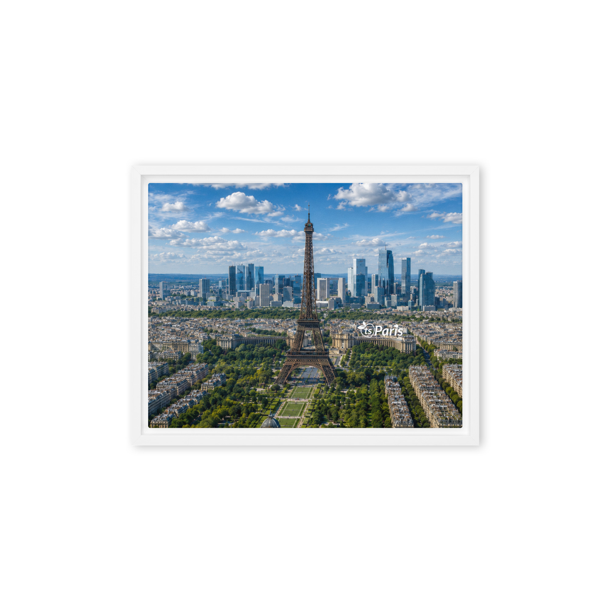 tsgabrielle® • Paris - La Tour Eiffel • Framed Canvas • 11" x 14"