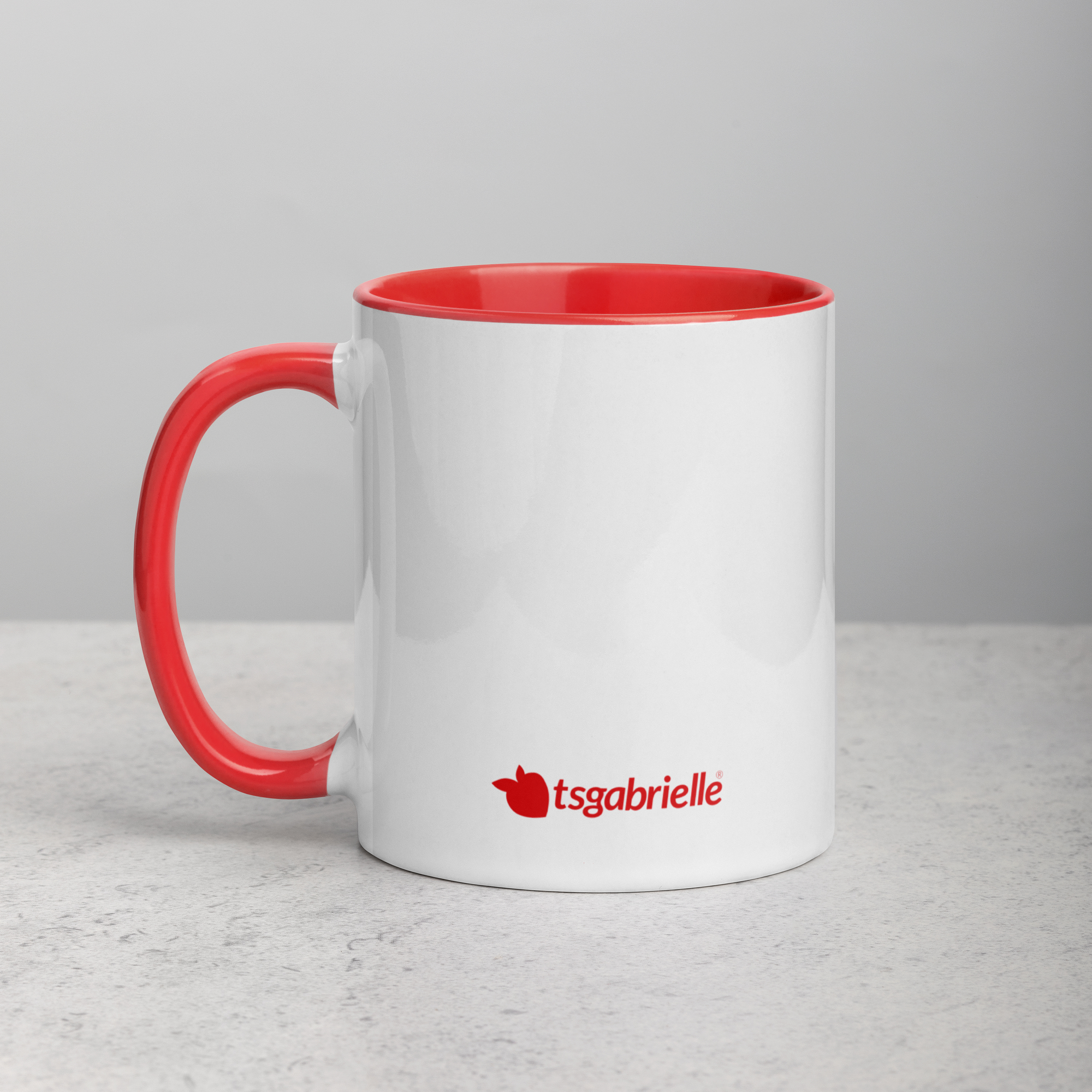 tsgabrielle® • Mug avec intérieur rouge • Céramique • 2 tailles - View 6
