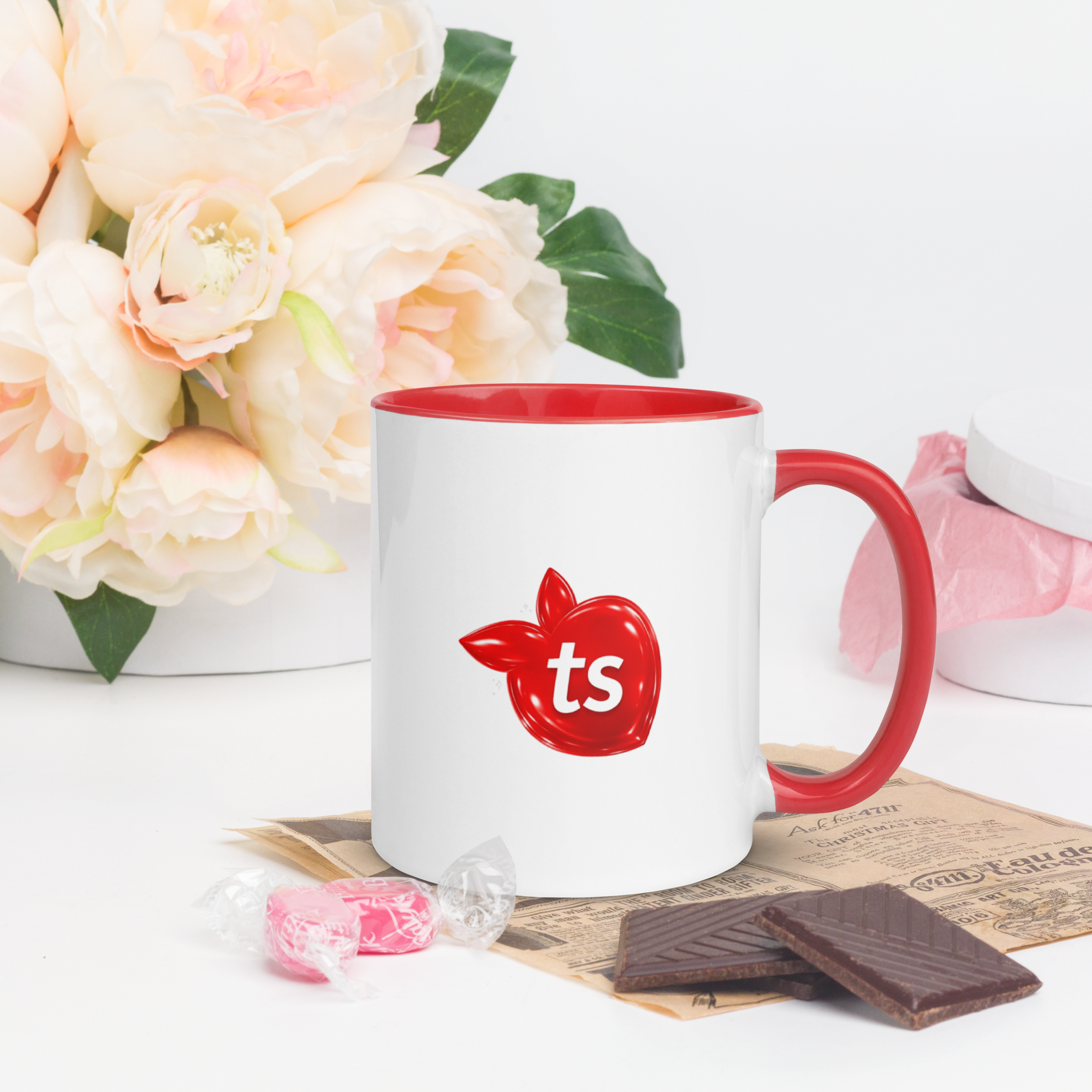 tsgabrielle® • Mug avec intérieur rouge • Céramique • 2 tailles - View 7