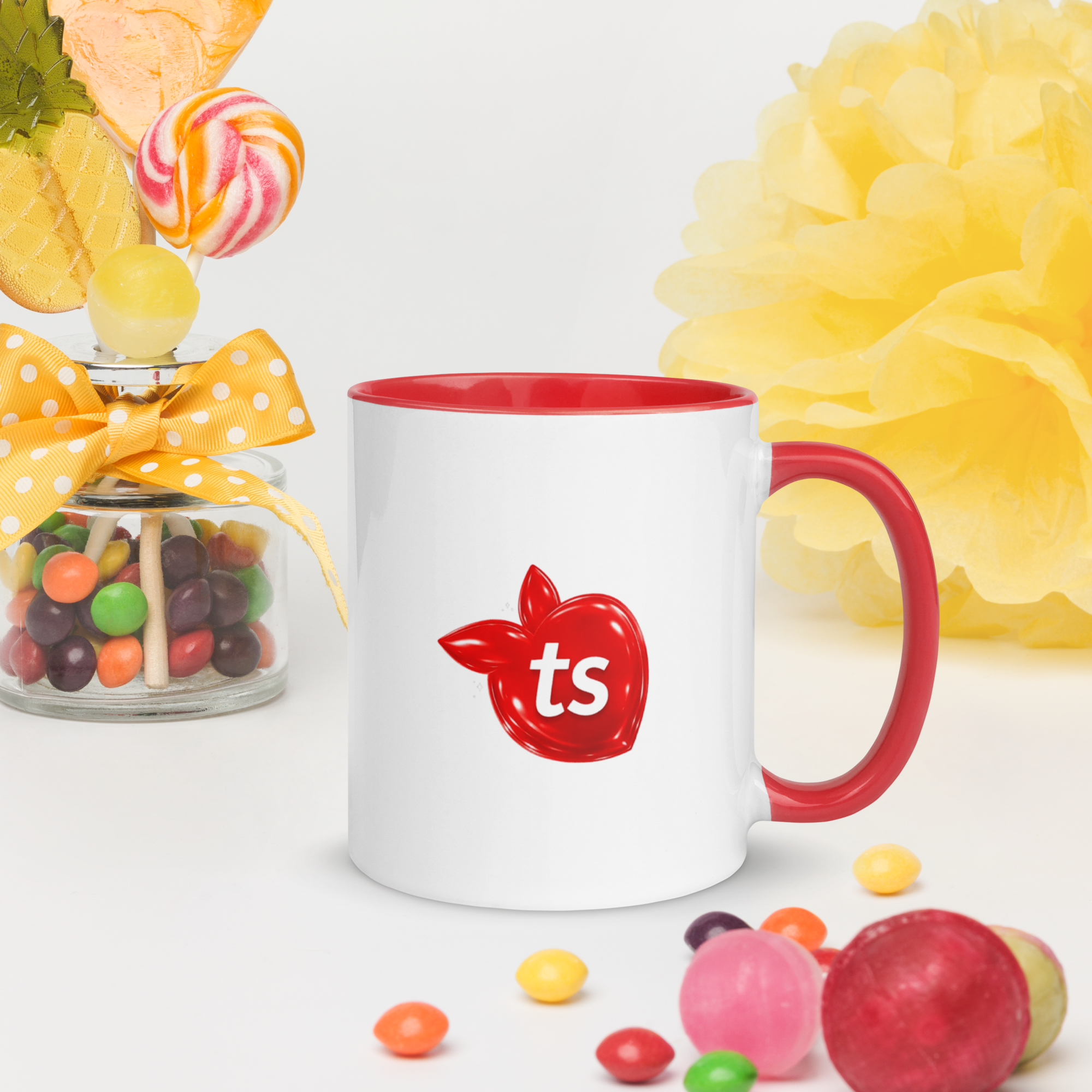 tsgabrielle® • Mug avec intérieur rouge • Céramique • 2 tailles - View 9