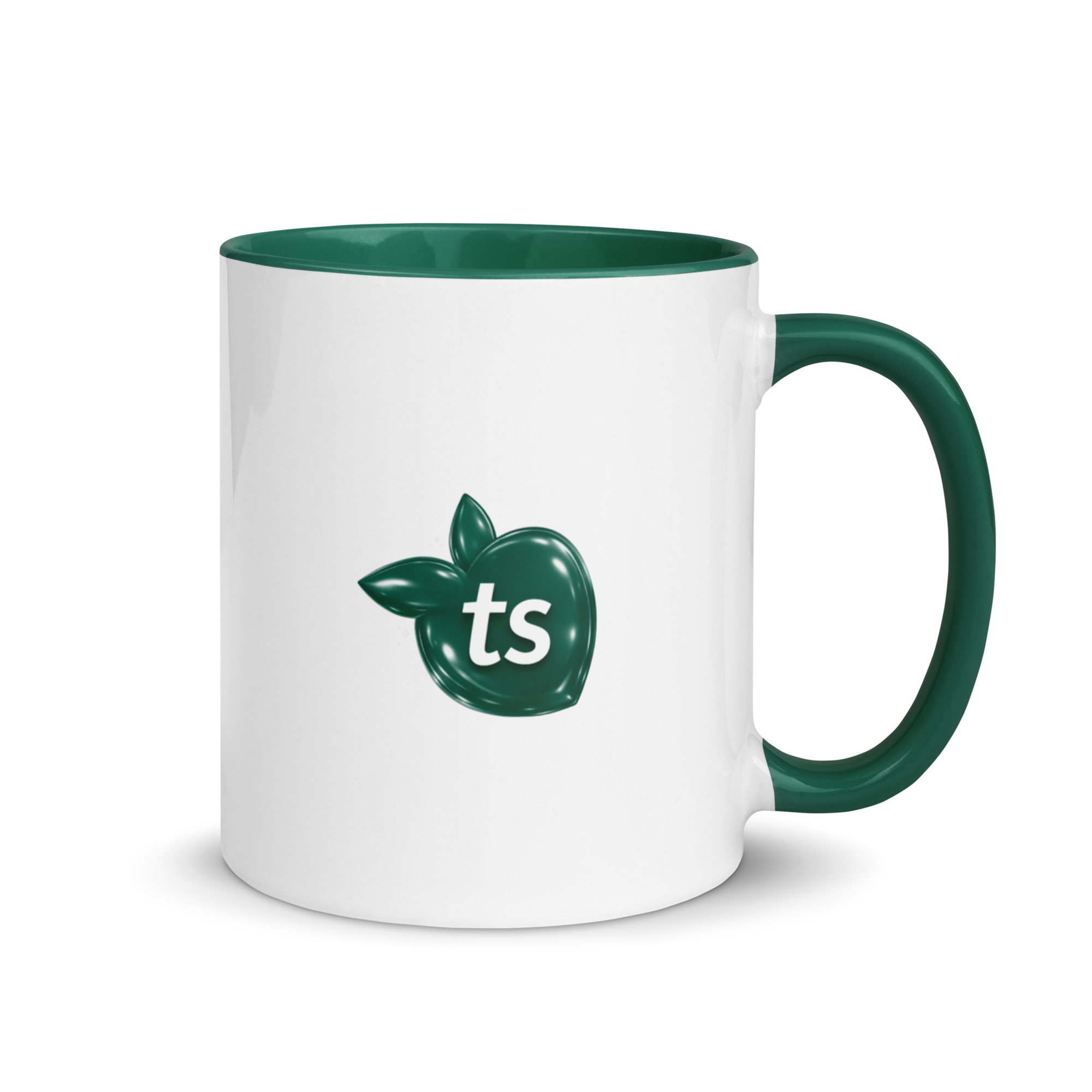 tsgabrielle® • Mug intérieur vert foncé • Céramique • 2 tailles
