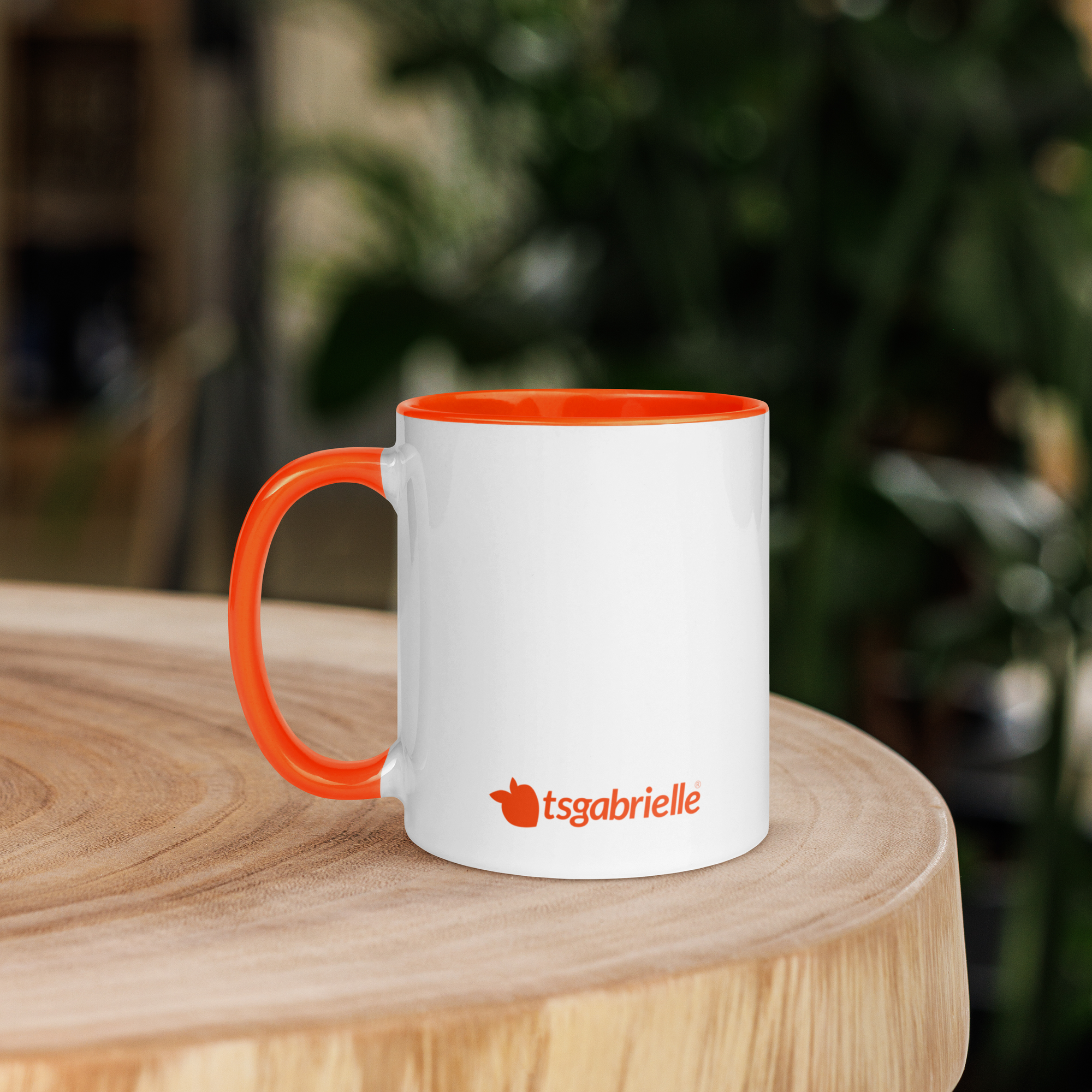 tsgabrielle® • Mug avec intérieur orange • Céramique • 325 ml - View 7