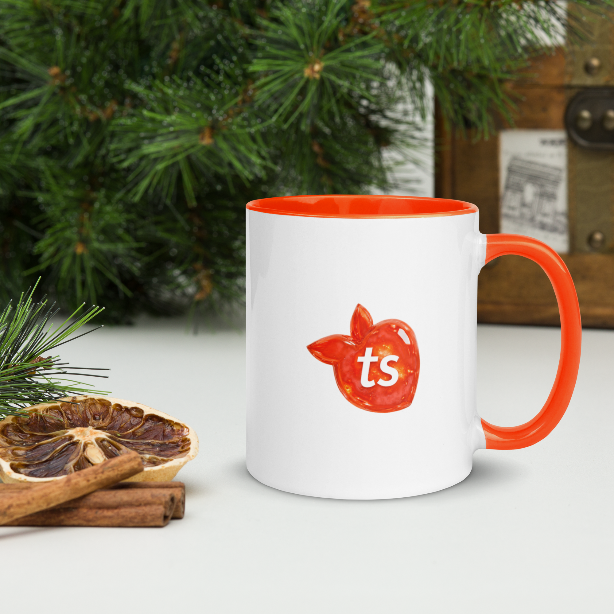 tsgabrielle® • Mug avec intérieur orange • Céramique • 325 ml - View 10