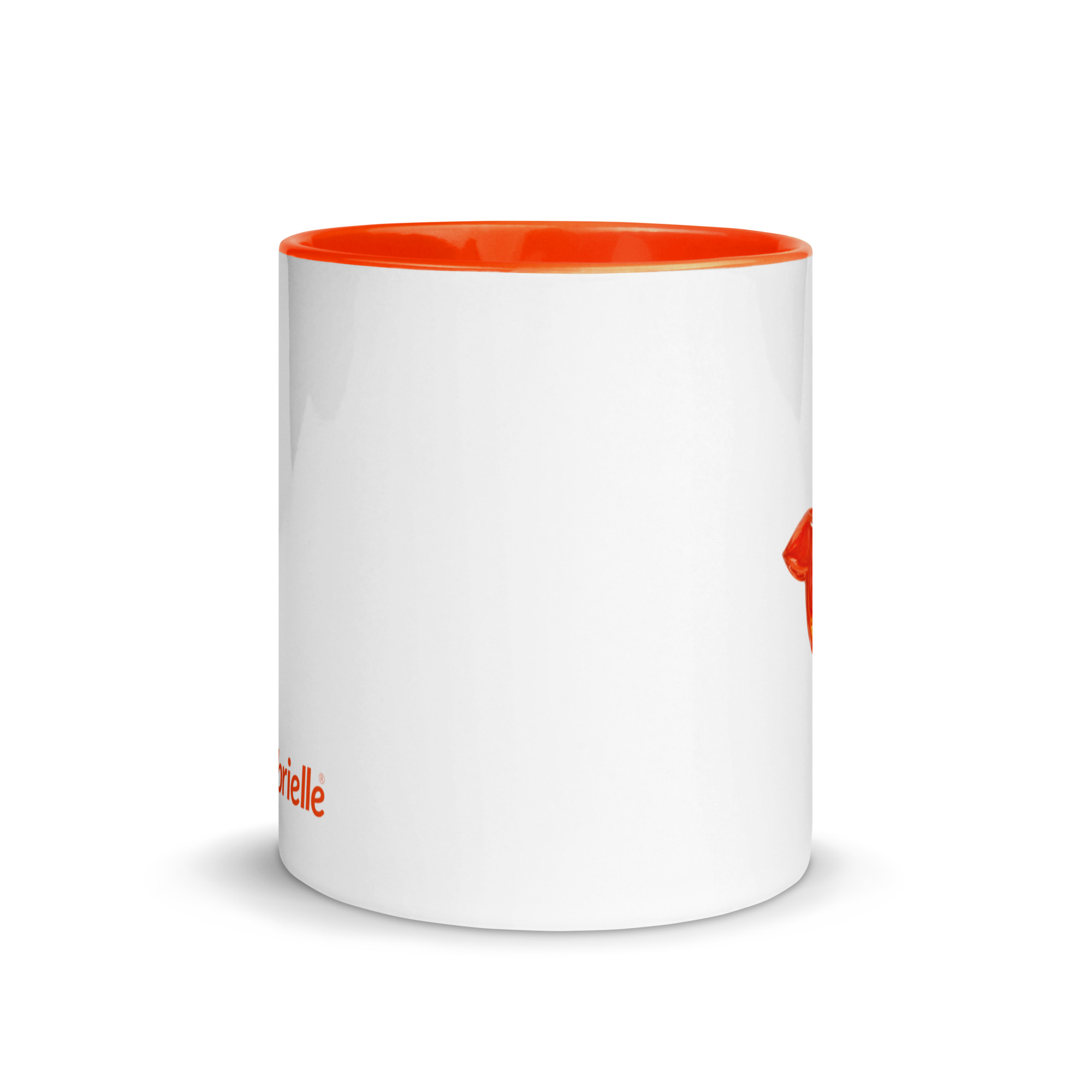 tsgabrielle® • Mug avec intérieur orange • Céramique • 325 ml