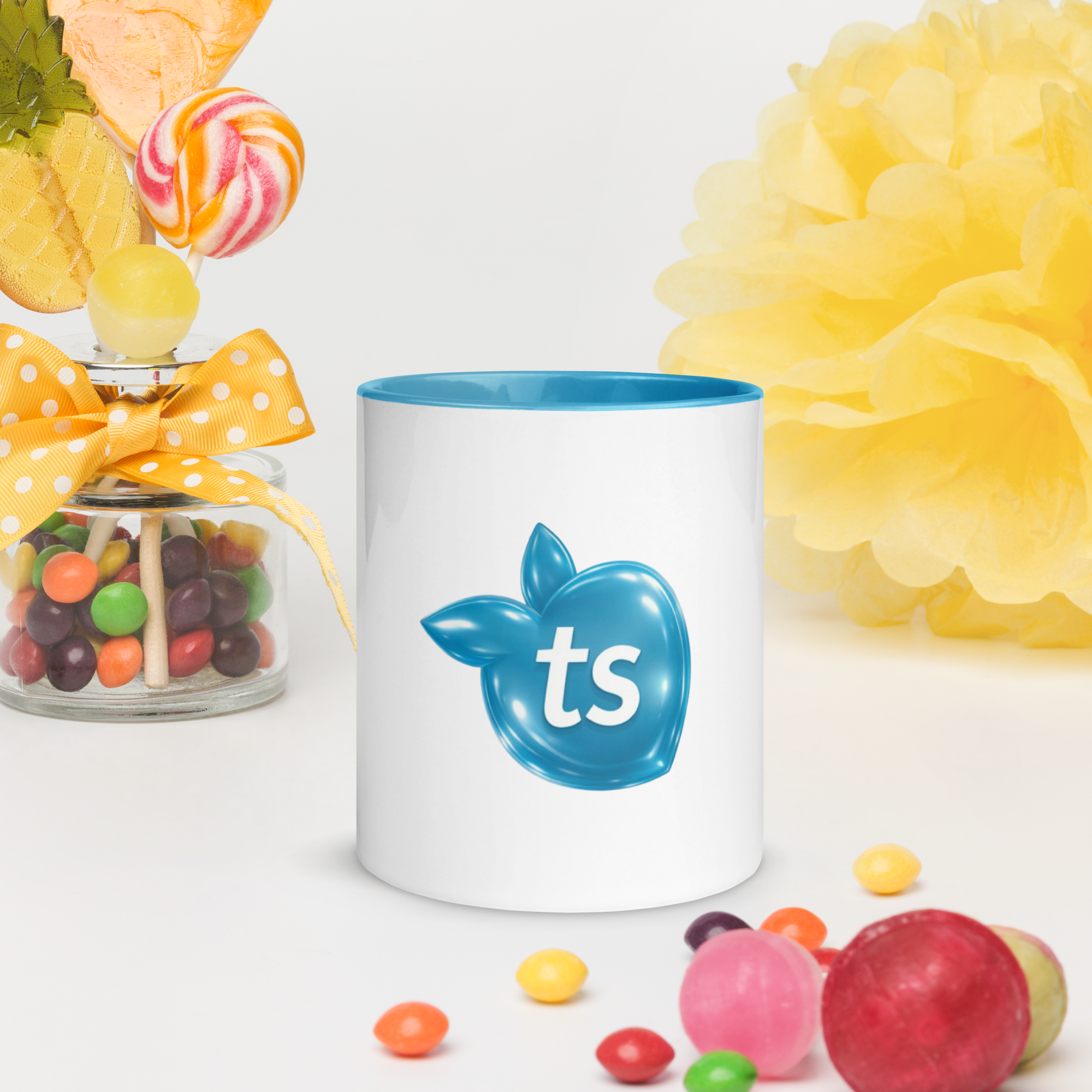 tsgabrielle® • Mug with Color Blue Inside • Ceramic • 2 Sizes - View 10
