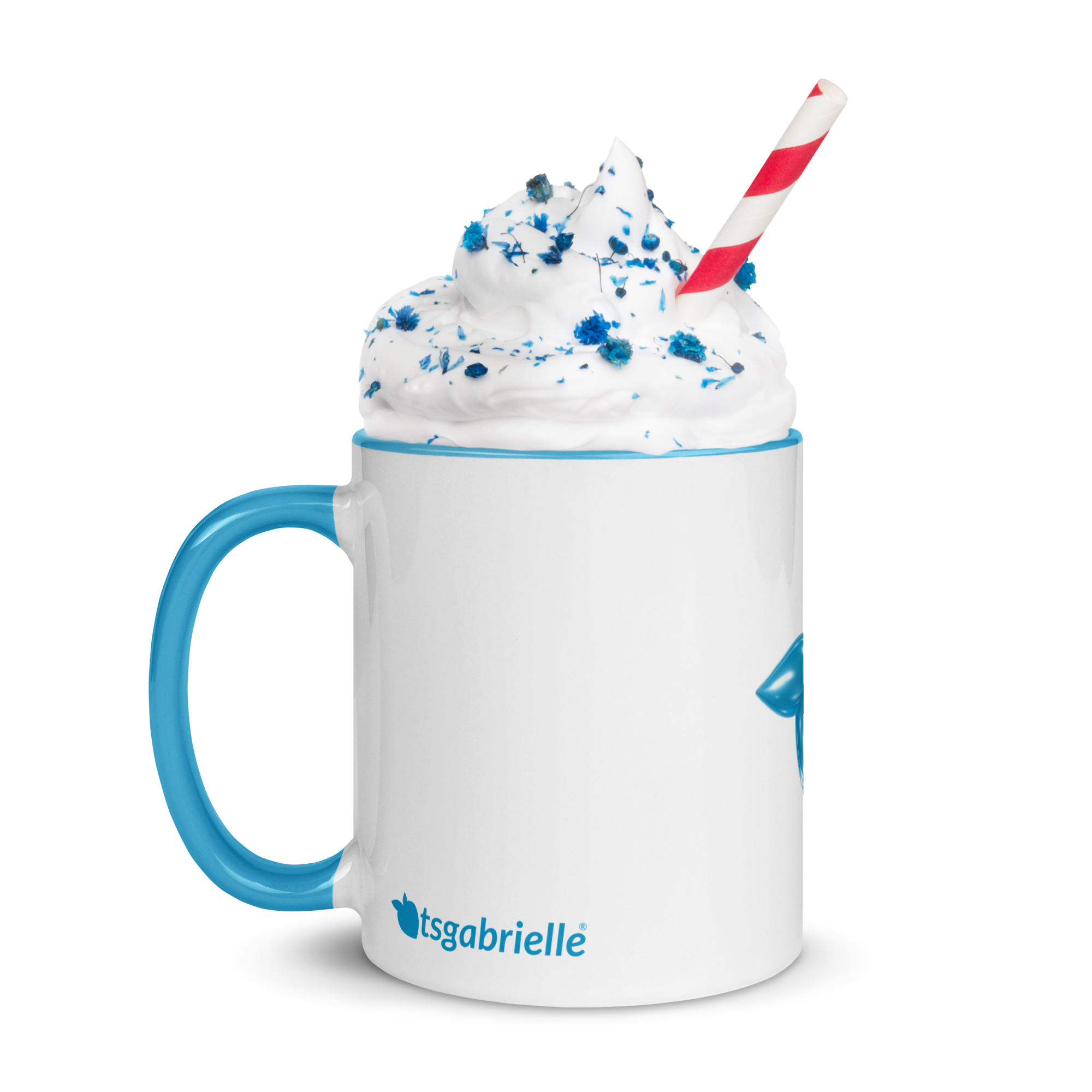tsgabrielle® • Mug with Color Blue Inside • Ceramic • 2 Sizes - View 7