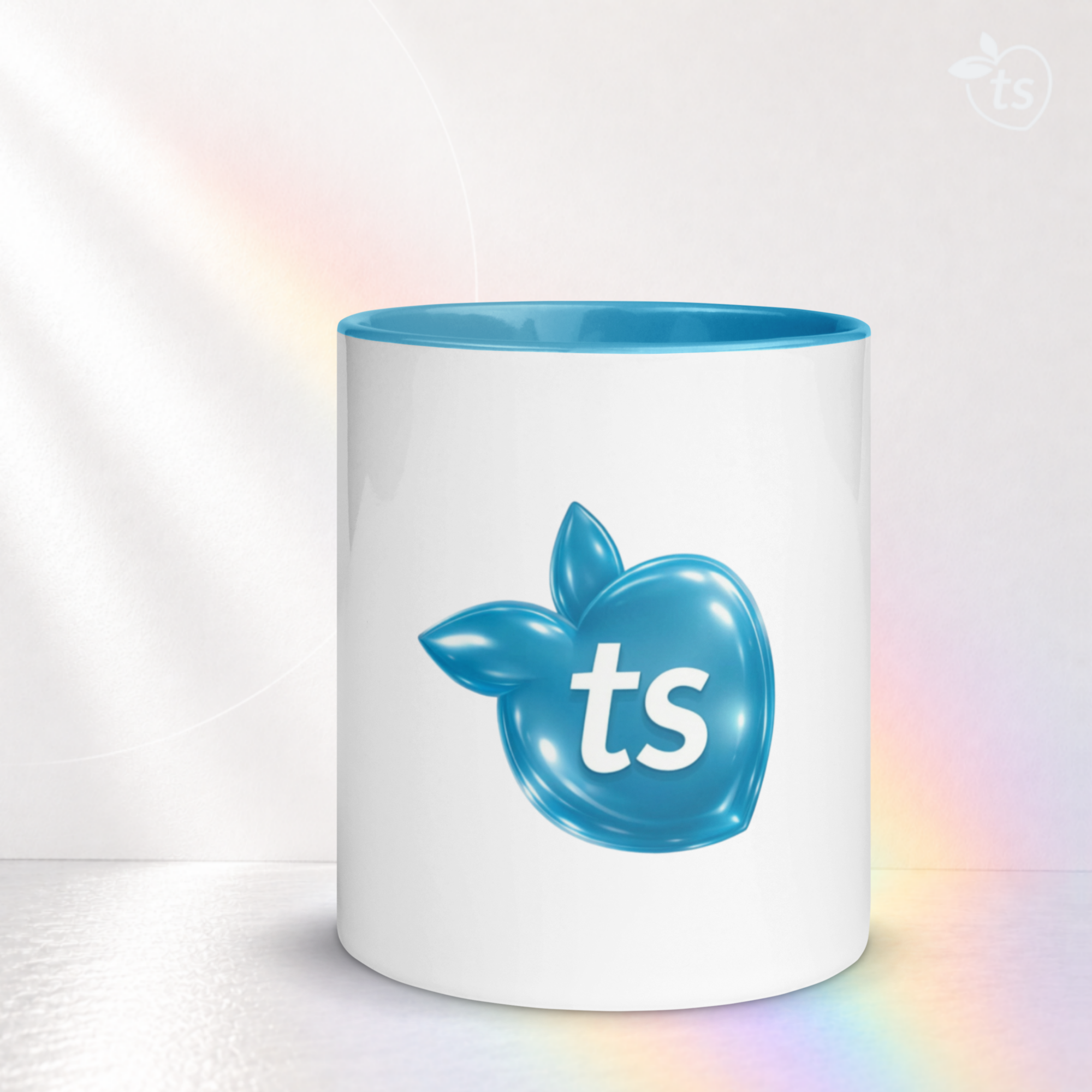 tsgabrielle® • Mug with Color Blue Inside • Ceramic • 2 Sizes - View 13