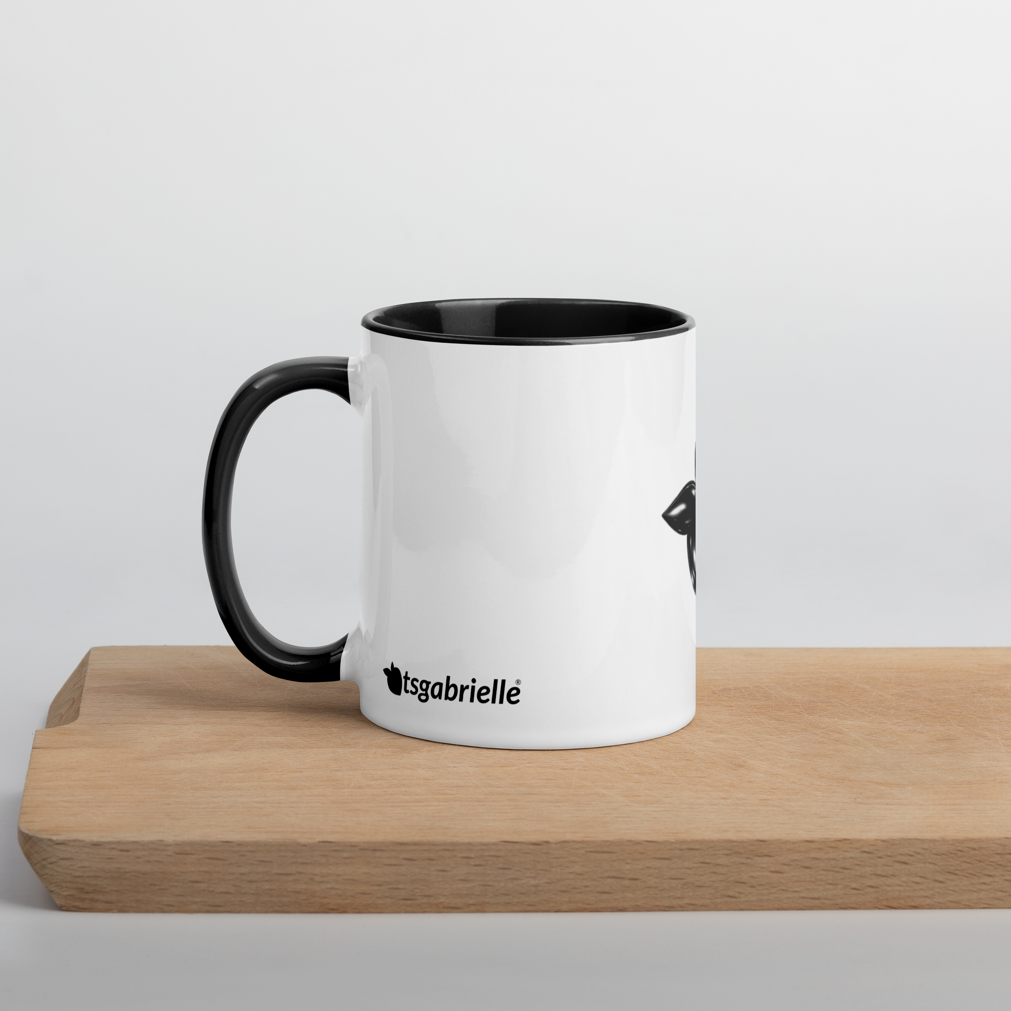 tsgabrielle® • Mug with Color Black Inside • Ceramic • 2 Sizes - View 6