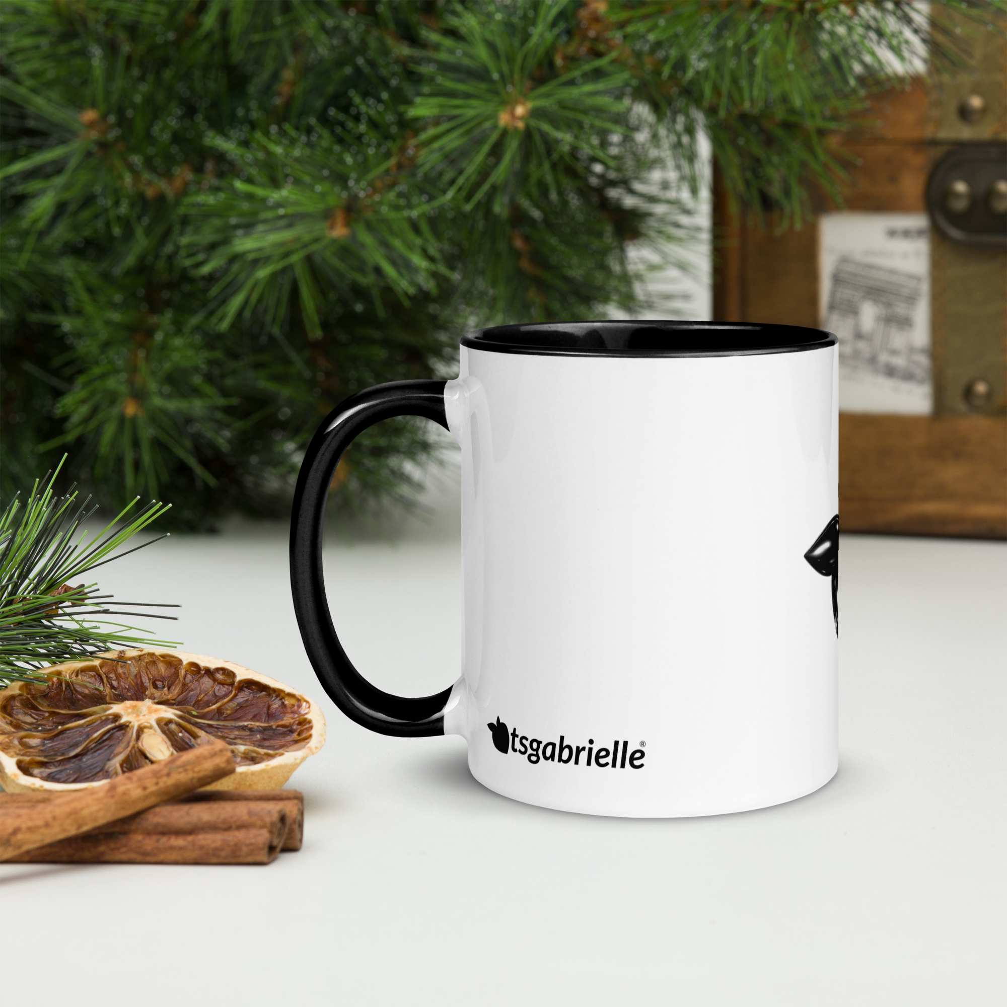 tsgabrielle® • Mug with Color Black Inside • Ceramic • 2 Sizes - View 12