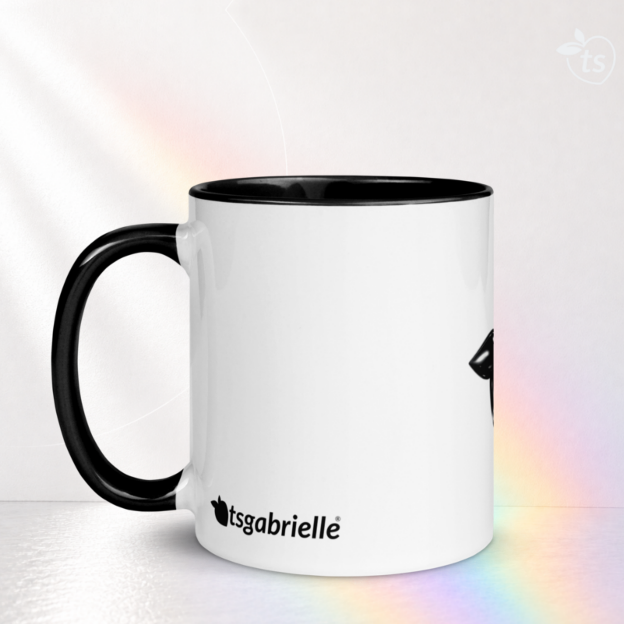 tsgabrielle® • Mug with Color Black Inside • Ceramic • 2 Sizes - View 17